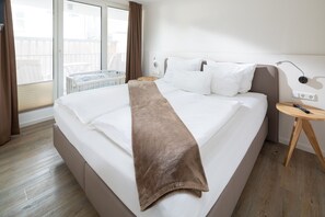 1 Schlafzimmer, Zimmersafe, Reisekinderbett, kostenloses WLAN