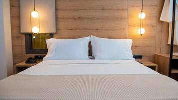 Free minibar, in-room safe, individually decorated, soundproofing