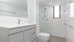 Shower, hair dryer