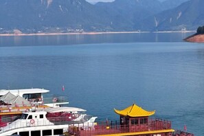 Blick von der Unterkunft