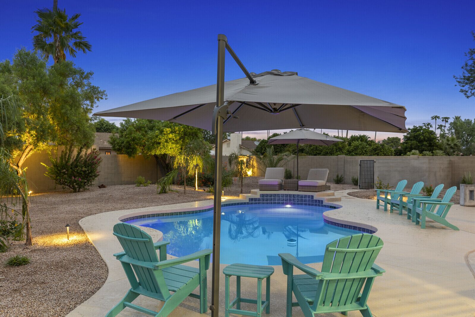 This spectacular, newly renovated home in Scottsdale is what we like to call the Poolside Palms
