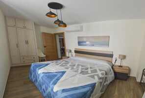 2 habitaciones, ropa de cama hipoalergénica y cubrecamas 