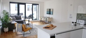 Modern holiday home in Worthing with sea view