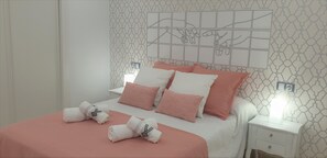 Iron/ironing board, travel cot, free WiFi, bed sheets