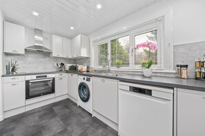 Horno y utensilios de cocina