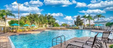 Una piscina riscaldata