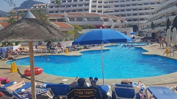 Una piscina riscaldata