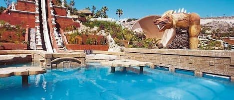 Et oppvarmet basseng