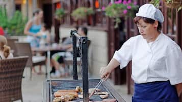 Opções para refeição ao ar livre