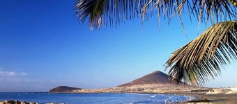 Ferienunterkunft "El Medano" mit Strandblick