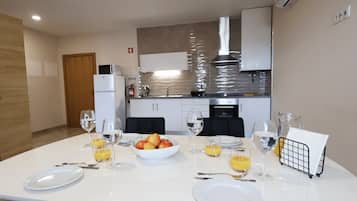 Apartment | Living area | 108-cm LCD TV with cable channels, TV