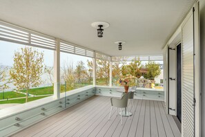 Deluxe Suite, Multiple Beds | Balcony view