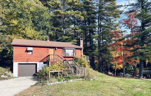 Grandmas Cottage on the River and the Rail Trail in Wolfeboro