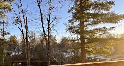 Grandmas Cottage on the River and the Rail Trail in Wolfeboro