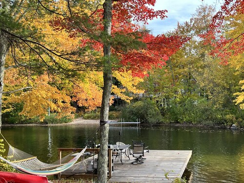 Grandmas Cottage on the River and the Rail Trail in Wolfeboro