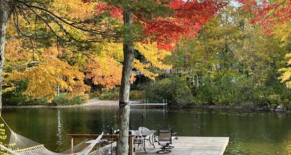 Grandmas Cottage on the River and the Rail Trail in Wolfeboro