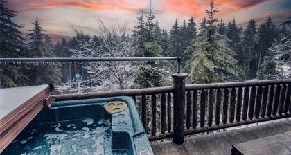Ski-in and out with private HOT TUB in 5 bedroom house with game/theatre room!