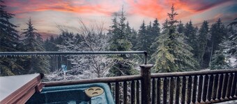 Ski-in and out with private HOT TUB in 5 bedroom house with game/theatre room! 