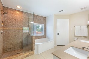 Combined shower/tub, bidet