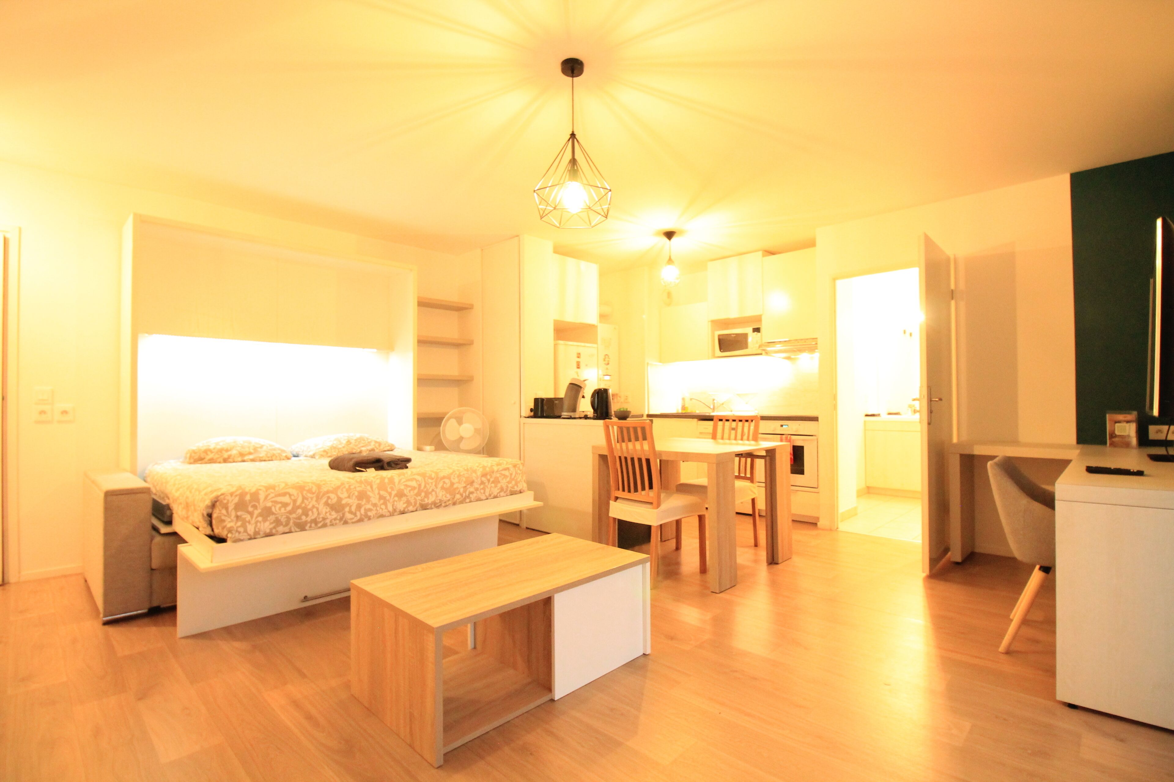 Desk, iron/ironing board, free WiFi, bed sheets