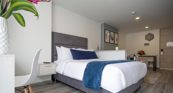 1 habitación, ropa de cama de alta calidad y cubrecamas 