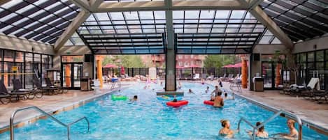 Indoor pool, a heated pool