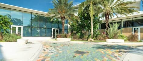 Enceinte de l’hébergement