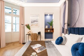 Appartamento Executive | 1 camera, ferro/asse da stiro, Wi-Fi gratuito, lenzuola