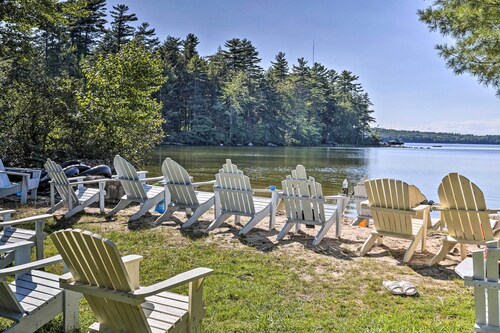 'The Den' Raymond Home w/ 200 Feet of Sandy Beach!