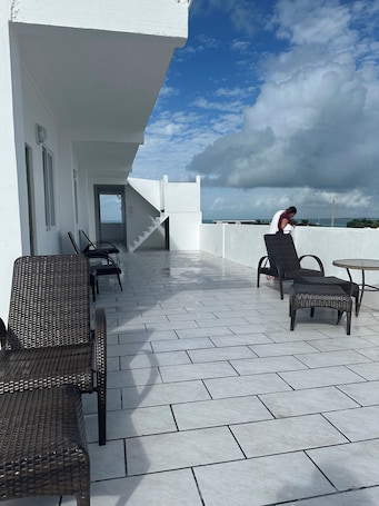 Terraza o patio. sky Inn