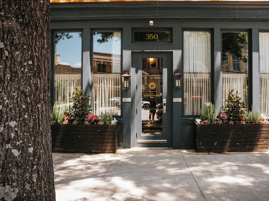 Fassade der Unterkunft