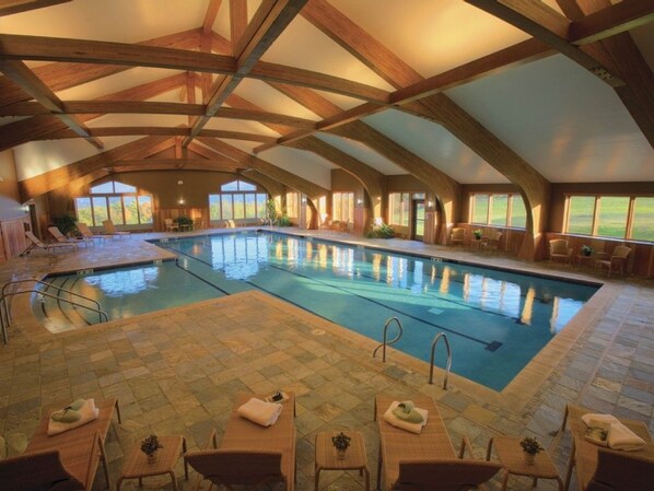 Indoor pool, outdoor pool
