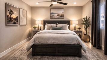 5 bedrooms, desk, iron/ironing board, free WiFi