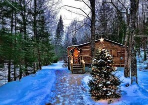Exterior - Rustic Log Cabin #7 - “Streamside” (Lisbon)