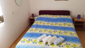 1 soverom, strykejern/-brett, wi-fi og sengetøy