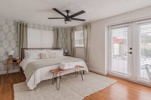 3 habitaciones, tabla de planchar con plancha, cuna de viaje y wifi 