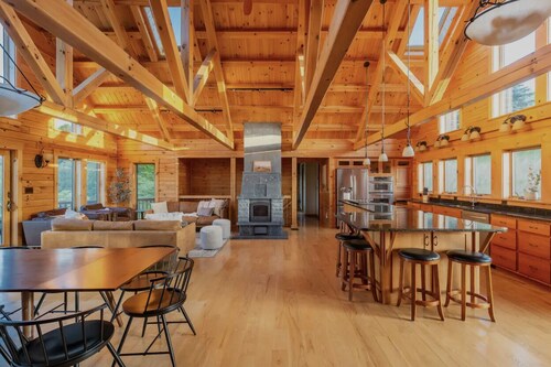 NEW! Views, Near PSU, Hot Tub, Private, Sleeps 16