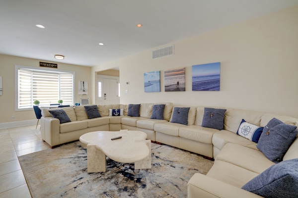 Ventnor City Vacation Rental | 5BR | 4BA | Stairs Required | 3,500 Sq Ft