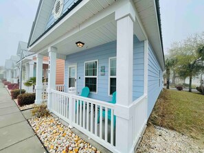 Terrace/patio - Casa, beautiful house I walk from the beach (Myrtle Beach)