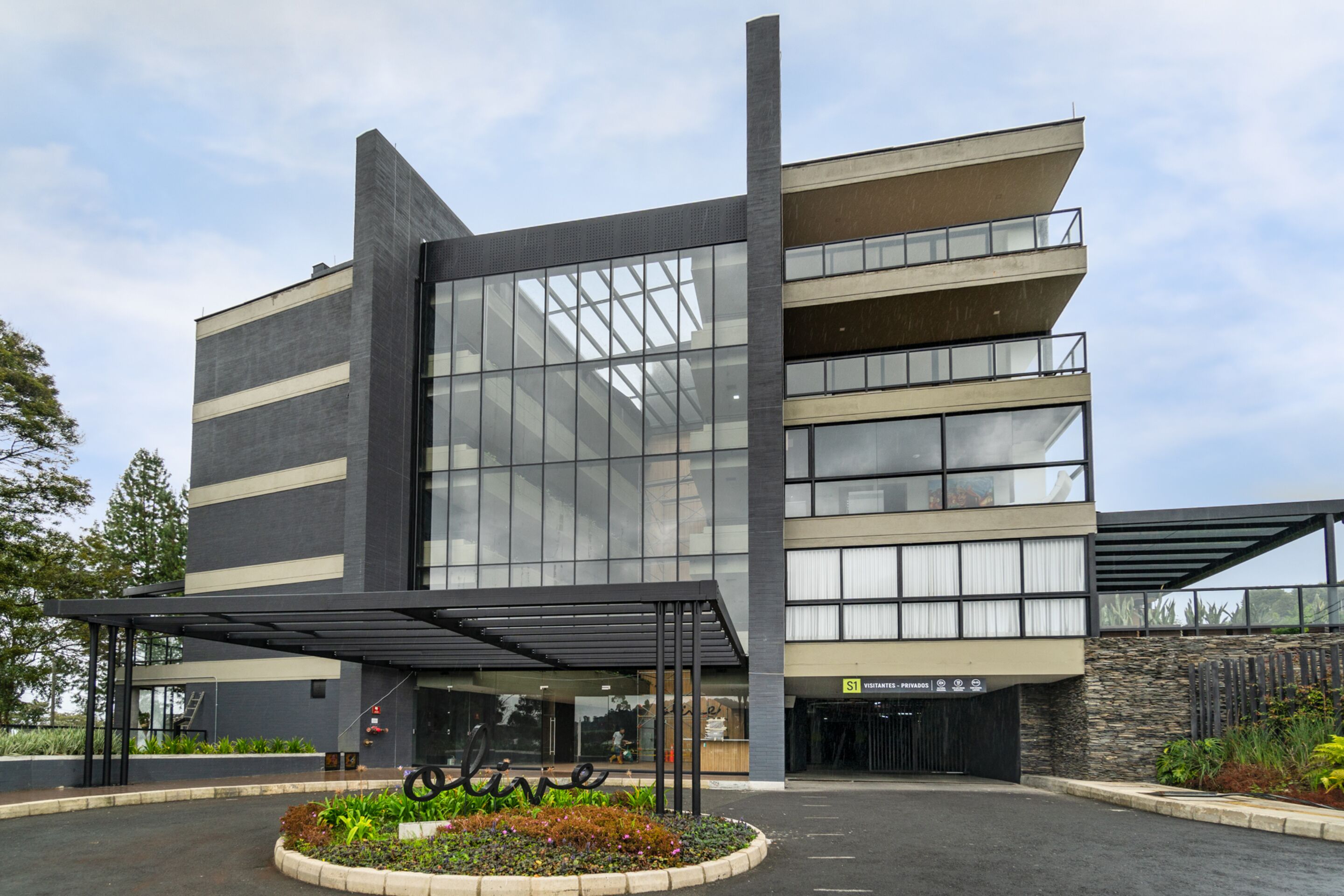 Voorkant van accommodatie