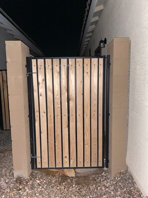 Enceinte de l’hébergement