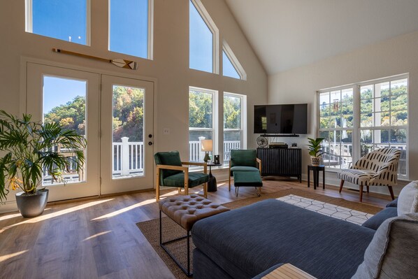 Televisión, reproductor de DVD, libros y videoteca 