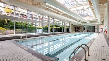 Indoor pool, a heated pool