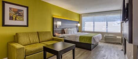 Studio, 1 King Bed with Sofa bed, Non Smoking, Refrigerator & Microwave