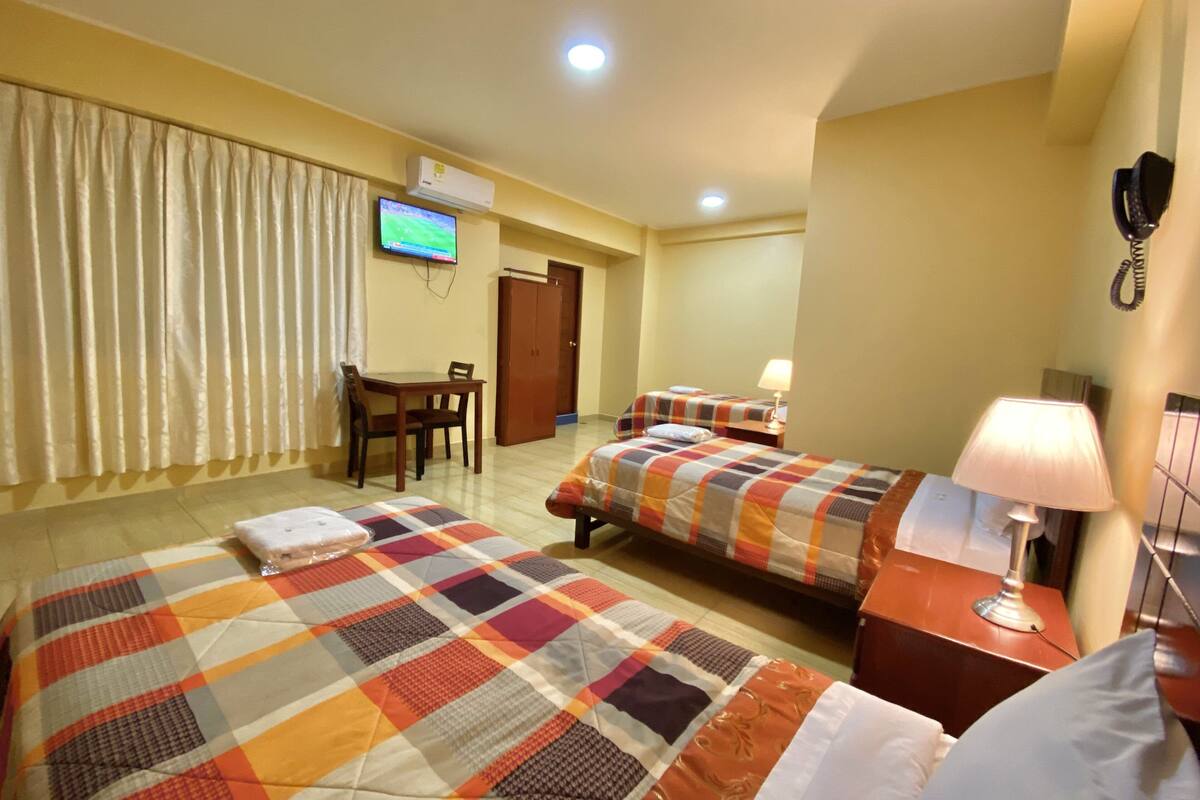 Triple Room | Down comforters, minibar, laptop workspace, soundproofing