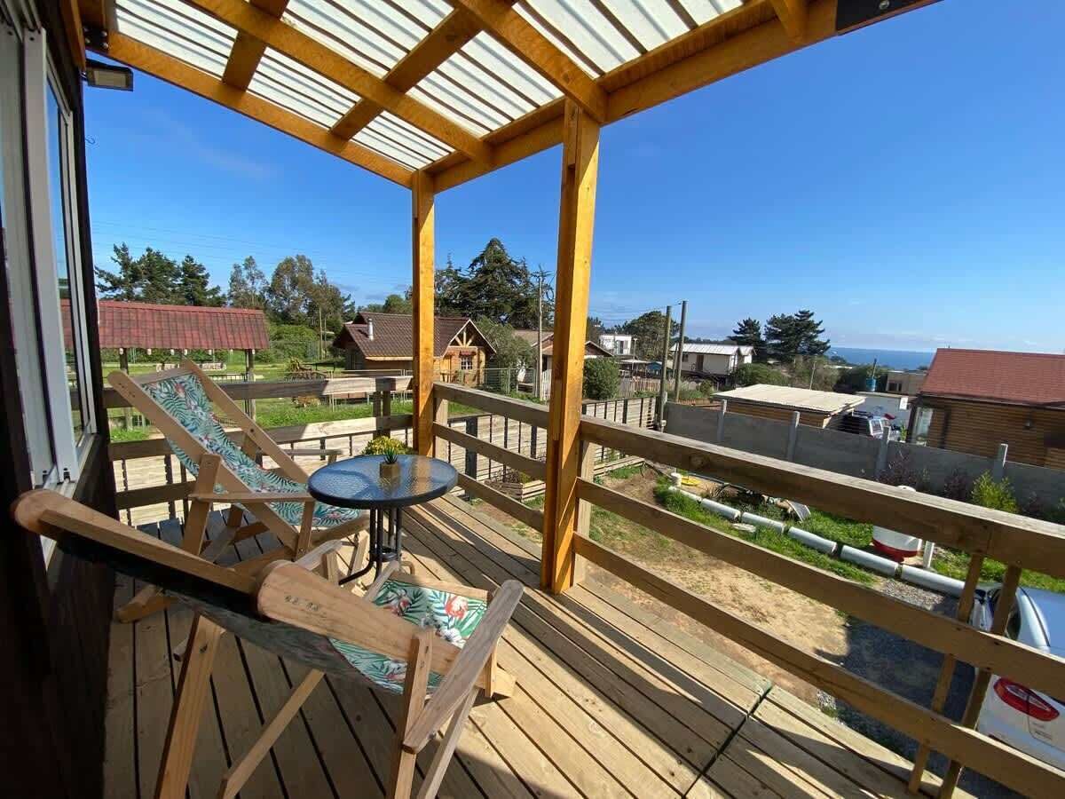 Private terrace w/ pergola & sweeping neighborhood views