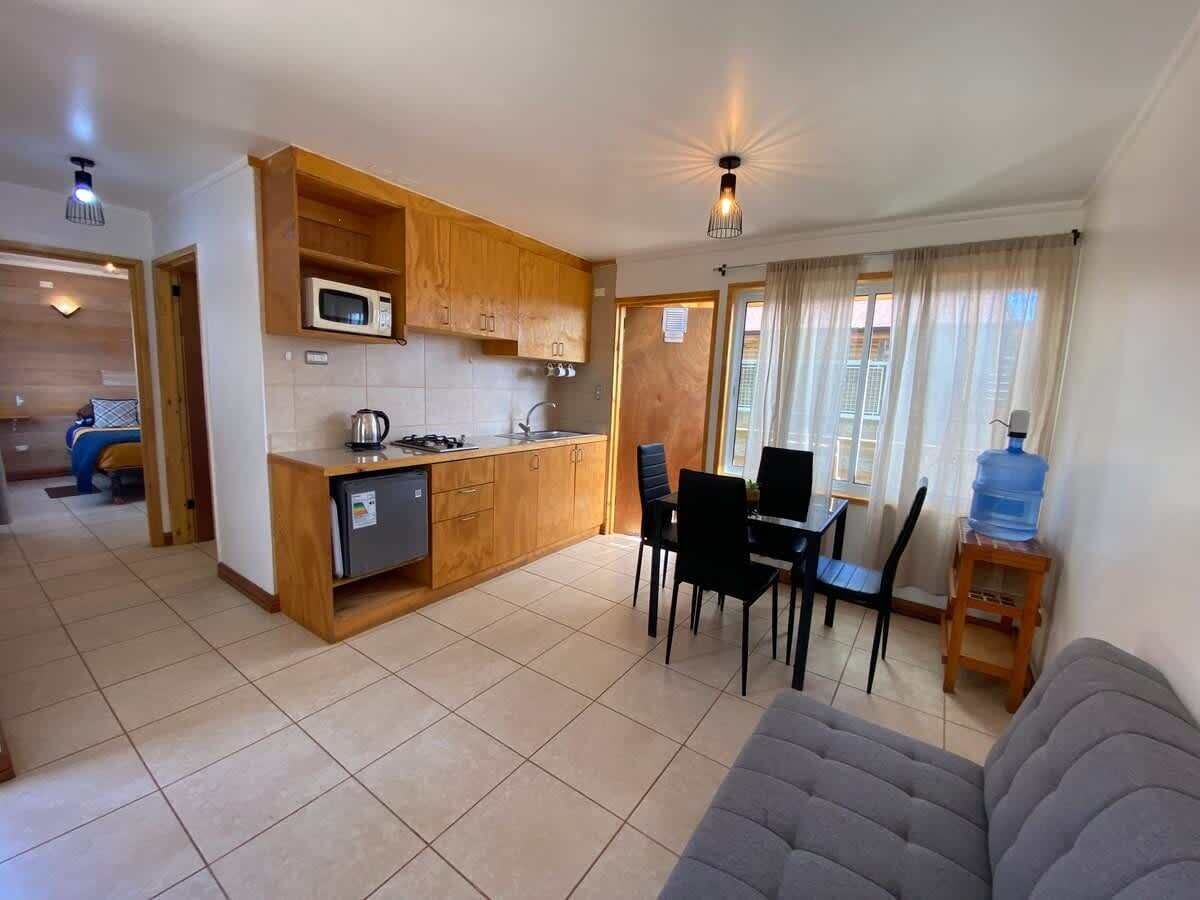 Kitchen, Living and Dinning Room