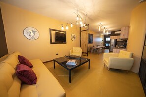 Apartamento, 1 habitación | Sala de estar