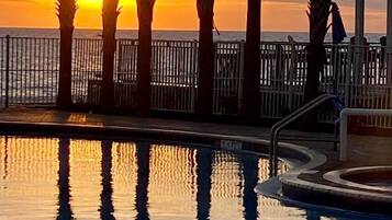 Indoor pool, outdoor pool