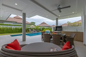 Deluxe-villa | Terrasse/gårdhave